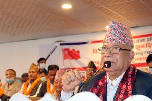 काँचो धागोले बाँधेको गठबन्धन होइन : अध्यक्ष नेपाल